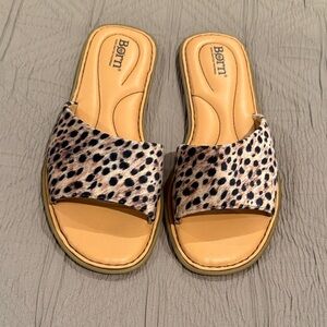 Born Animal Print Women's Slide Sandals